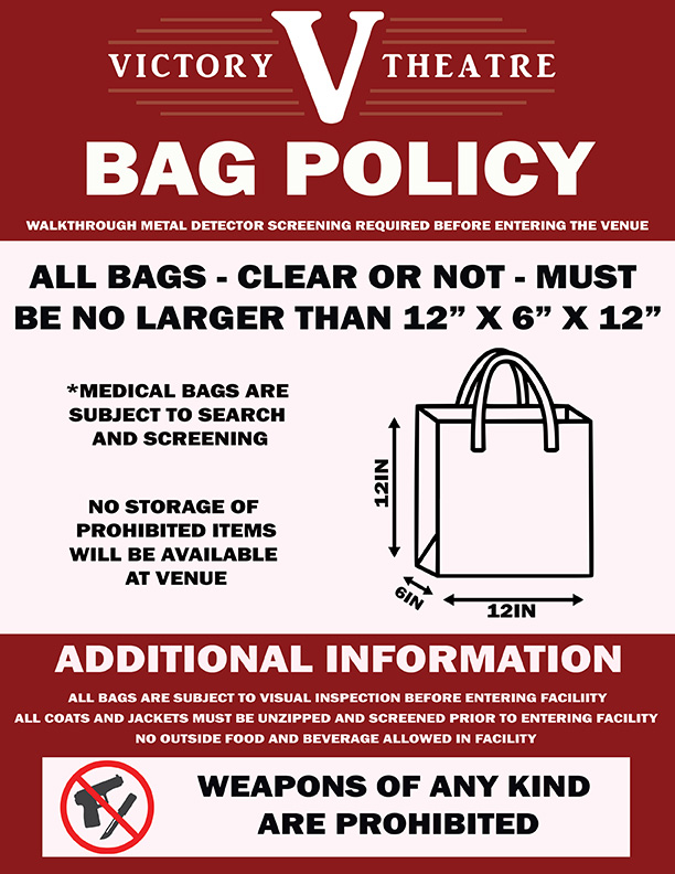 Victory Theatre | Evansville, IN - Security Policies